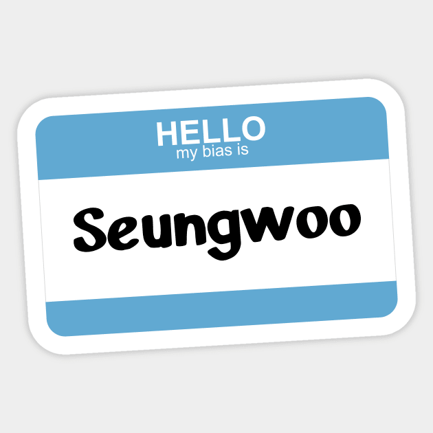 My Bias is Seungwoo Sticker by Silvercrystal